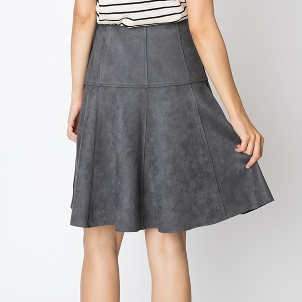 Suede Skirt
